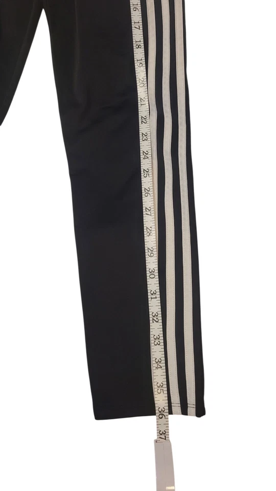 Pantalones de chándal Adidas para niños 14 rayas negras y blancas Foto 3 de 4