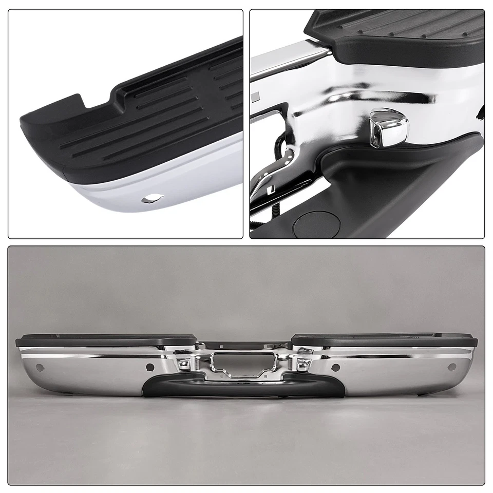 For Ford F250 F350 F450 Super Duty 1999-2007 Complete Rear Step Bumper Assembly - Image 3 of 4