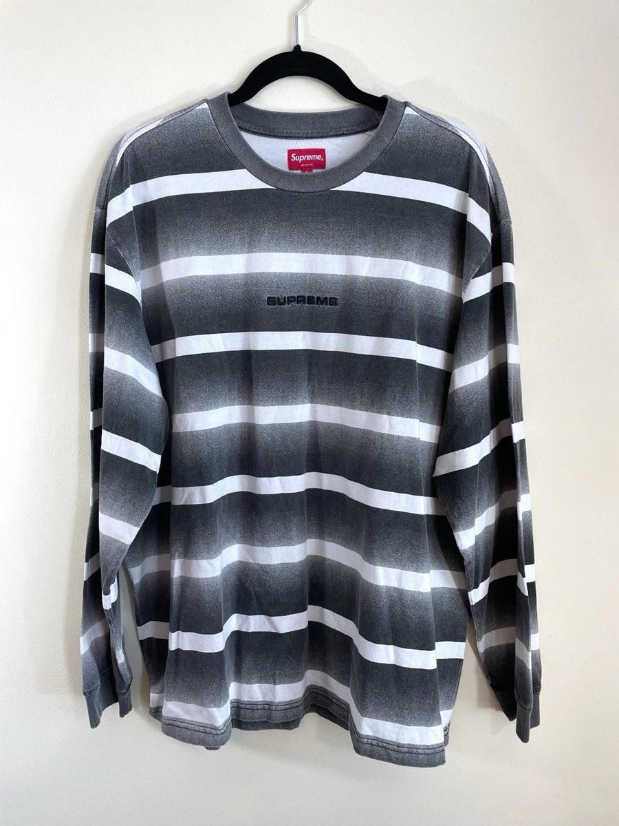 Supreme Long Sleeve Striped T-Shirts for Men for sale - eBay