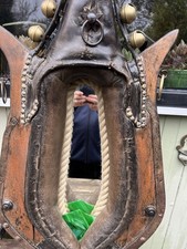 Horse Harness Mirror. Very Old Indeed. Beautiful and So Unusual Piece.