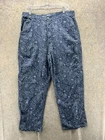Polo By Ralph Lauren Pants Mens 33x30 Blue Paisley Chino Regular Fit Vintage AOP
