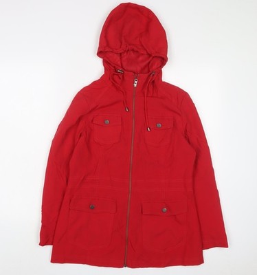 Rote Damenjacke UK-Größe 10 von Marks and Spencer