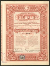 Mexico, Compania Minera Rio Conchos, 'Bonos Fundadores' 5BFr, 1921