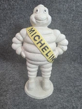 Vtg Large Heavy Cast Michelin Man Tire Store Display Detroit Gas Oil 14 in Tall