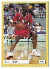 1993 Classic Draft Picks Basketball J.R. Rider Rookie #4 UNLV Runnin' Rebels RC