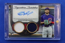 2023 Topps Museum Signature Swatches CHRISTOPHER MOREL Auto Card /199 Game Used