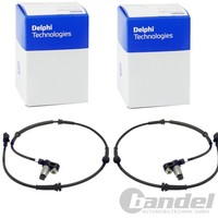 2X Delphi ABS-SENSOREN Vorne Passend FÜR CitroËN Xantia Links+Rechts | SS20011