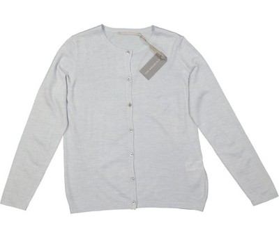 NEU !  (THE MERCER) N.Y.   Damen Cardigan Strickjacke hellgrau Gr. 40