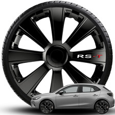 Radkappen Radblenden Radzierblenden RST Black 14" 15" 16" Zoll 4er SET