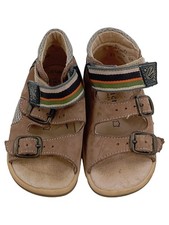 Sandali Richter bambino taglia 21 marrone pelle velcro ragazzo