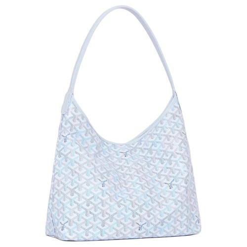 GOYARD Shoulder Bags Calfskin Blue Women 16.9 x 5.5 x 10.6 in