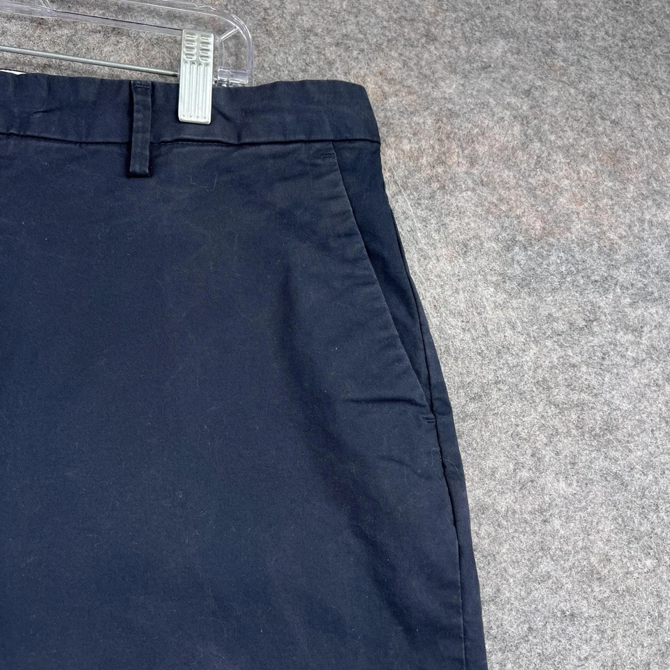 Calvin Klein Shorts Mens 38 Navy Blue Chino Classic Summer Casual Stretch Cotton - Image 4 of 4