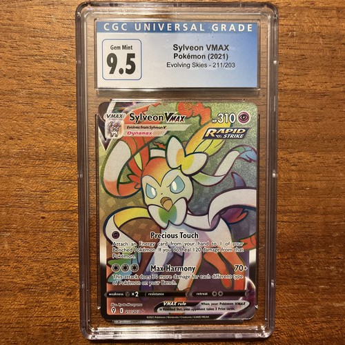 Sylveon VMAX graded CGC 10 for sale on eBay