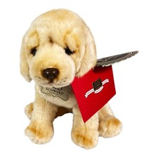 FAO Schwarz Tan Golden Retriever Lab Puppy Dog Plush Stuffed Animal 10 inch NWT
