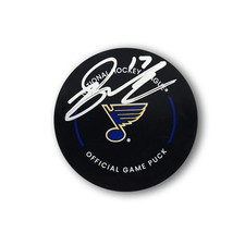 Jaden Schwartz Autographed St. Louis Blues Official Hockey Puck