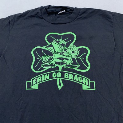 Vintage Notre Dame Erin Go Bragh Shirt Mens L/XL Irish Shamrock St Patrick s 90s