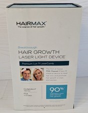 HairMax Premium Lux 9 LaserComb Hair Growth Laser Light Device, Tested, Works