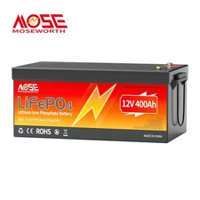 24V 36V 48V 200Ah 300Ah 400Ah 600Ah Lithium LiFePO4 Battery 200A BMS Solar Motor