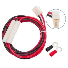 For Kenwood TM-241 271 281 461 471 CB Radio Power Adapter Cord T Connector 6.5FT