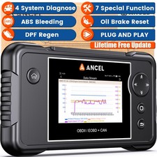 Check Engine Abs Srs Transmission Car Scanner Obd2 Diagnostic Tool Free Update