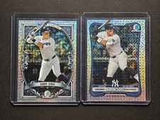 2026 Bowman Chrome Aaron Judge Bowman Sterling #BST-4/Base #1 Mojo Refractor Lot