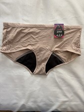 NEW Maidenform Moderate Period Hipster Panty Beige Women  s Size 2XLarge DMLBSM