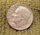 1947-D Rooseve Dime 90% Silver 10 cent BETTER DATE actual coin shown FREE SHIP