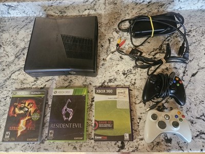 Microsoft Xbox 360 S 250GB Bundle 2 Controller Resident Evil 5 6 Portal 2 Tested