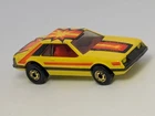 Vintage 1979 Hot Wheels Yellow Turbo Mustang Cobra w/GHO Gold Hong Kong
