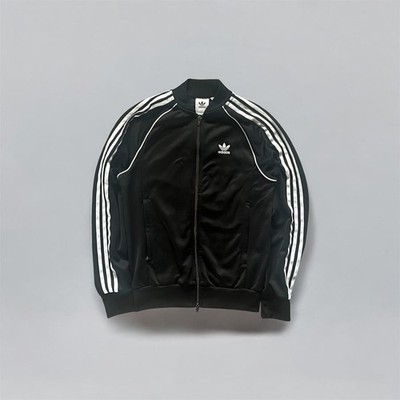 adidas Originals SST Trainingsjacke / Jacke Schwarz (UK) S Firebird Style Basic