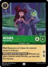 x1 Megara - Liberated One - 80/204 - Uncommon - Cold Foil Lorcana DLC04 Ursula's