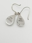 ATI Sterling Silver Vintage Native Mexico Red Jasper Teardrop Dangle Earrings — photo 6