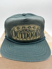 Vintage Conoco Trucker Hat Outdoor Adventure Green One Size Unbranded