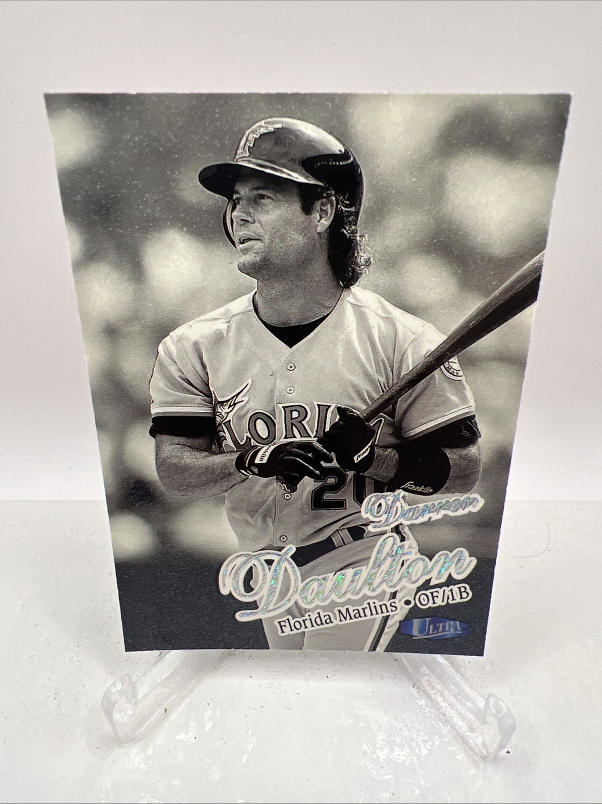 1998 Fleer Ultra Platinum Medallion #93P Darren Daulton  Florida Marlins 3/100