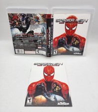 PS3 Spider-Man: Web of Shadows - CASE  MANUAL ONLY   NO GAME  