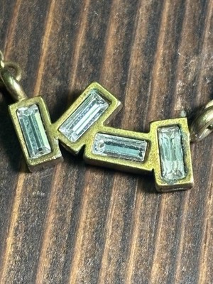 Bryan Anthonys gold-plated Necklace And  Beautifully Broken  charm 18 