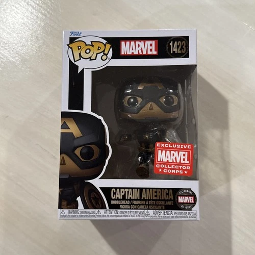 CAPTAIN AMERICA # 1423 Funko Pop! Marvel Collector Corps Exclusive AUTHENTIC