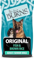 Burns - Dry Dog Food - Adult & Senior – Hypoallergenic Fish & Brown Rice - 2kg 9.75 per kilo