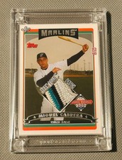 RARE Miguel Cabrera /25 Jersey Fusion GameUsed Logo Swatch Patch Memorabilia