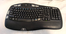 Logitech K350 Wave Keyboard Black, Wireless, ...