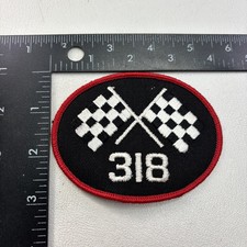 Vtg Nos C1980s Auto Race Motorsports Muscle Car 318 Dodge Hemi Engine Patch 00w9