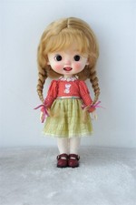 JD2031L New Material Combed BJD Mohair Wigs 8-9inch to 10-11 inch Blythe Hair
