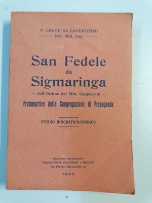San Fedele da Sigmaringa des Kapuzinerordens - P. Leone 1922