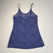 Victoria’s Secret Purple Lace cami Small , made in USA, Dress Sexy Sleep EUC Y2K