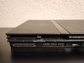 Sony PlayStation 2 PS2 Slim Black Console w/ Cords & 11 Games All Tested Working