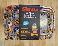 20 Piece Meal Prep Container Set - Kitchen - Meal Prep - Garfield - Odie - Cat