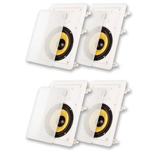 Acoustic Audio HD-650 Flush Mount In Wall Speakers with 6.5" Woofers 2 Pair