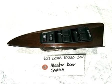 2007-2012 LEXUS ES350 FRONT DRIVER SIDE DOOR PANEL MASTER WINDOW SWITCH OEM