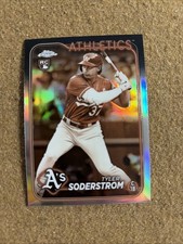 2024 Topps Chrome - Tyler Soderstrom #298 Sepia Refractor (RC) Oakland A’s