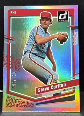2023 Panini Donruss - Steve Carlton #178 Career Stat Line /254